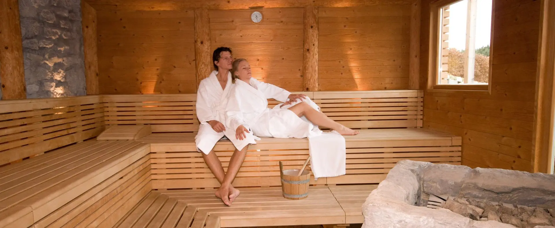 Saunabereich, Wellness, Entspannung