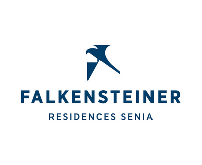 Falkensteiner Residences Senia, Logo Blau auf weiß Schriftzug