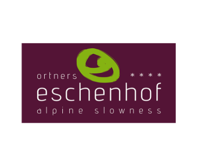 Eschenhof Logo und Schrift, grün ovales Logo
