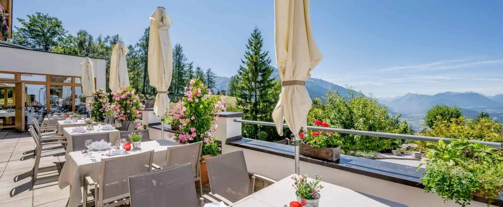 Aussenbereich Restaurant Inntalerhof