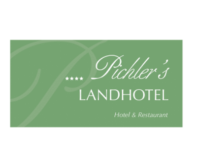 Landhotel Wachau, Logo und Schrift, grün und weiß