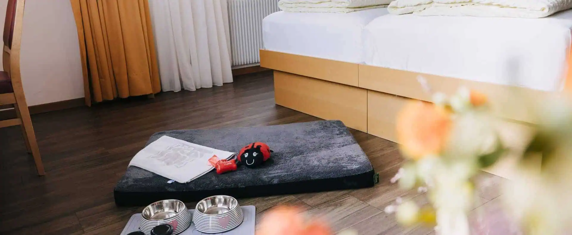 Hundehotel Mair am Ort, Willkommenspaket für Hunde am Zimmer. (c) Benjamin Pfitscher