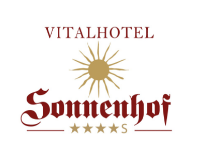 Vitalhotel Sonnenhof, Logo und Schrift, Sonne