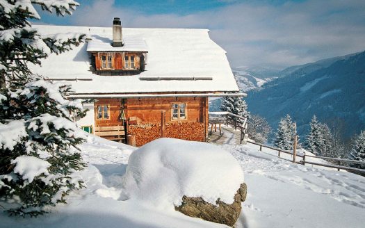Almdorf Seinerzeit Winter, Urlaub mit Hund, Berge, Wald, Ausblick