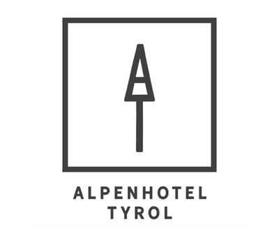 Alpenhotel Tyrol Logo schwarz auf weiß