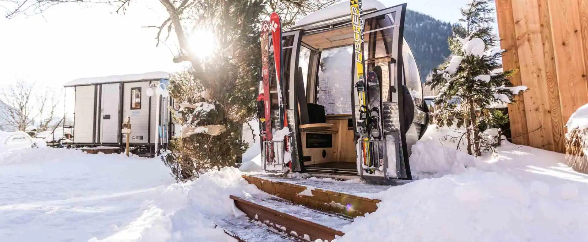Erlebnissauna Alpenhotel Tyrol, Winter