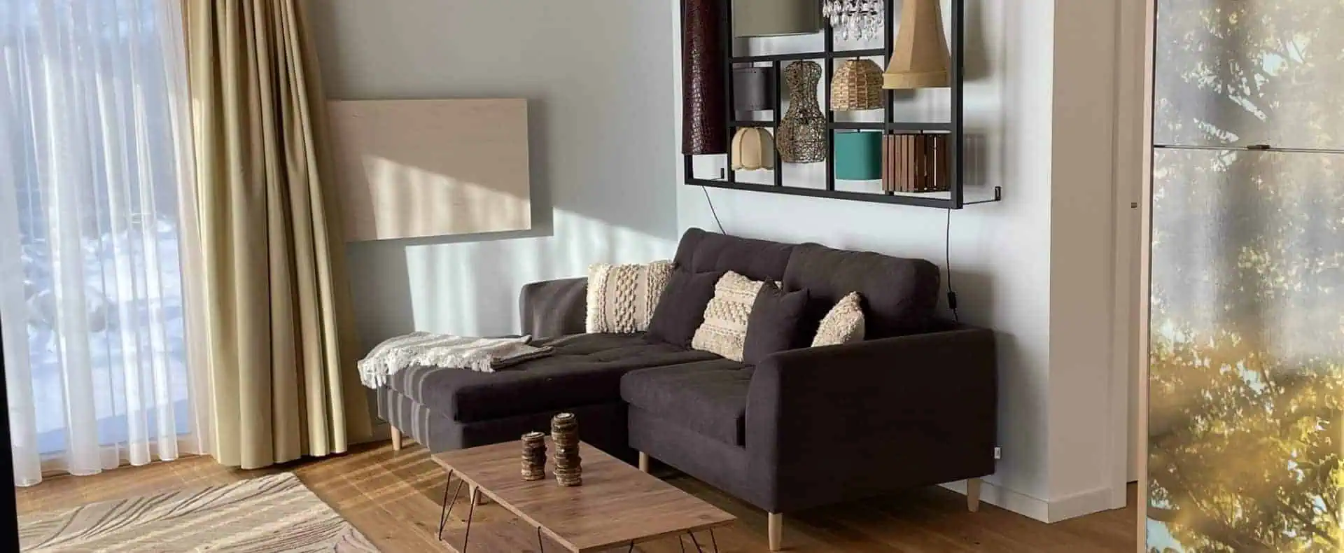 Wohnbereich mit Sofa, Waidlerland Ferienpark