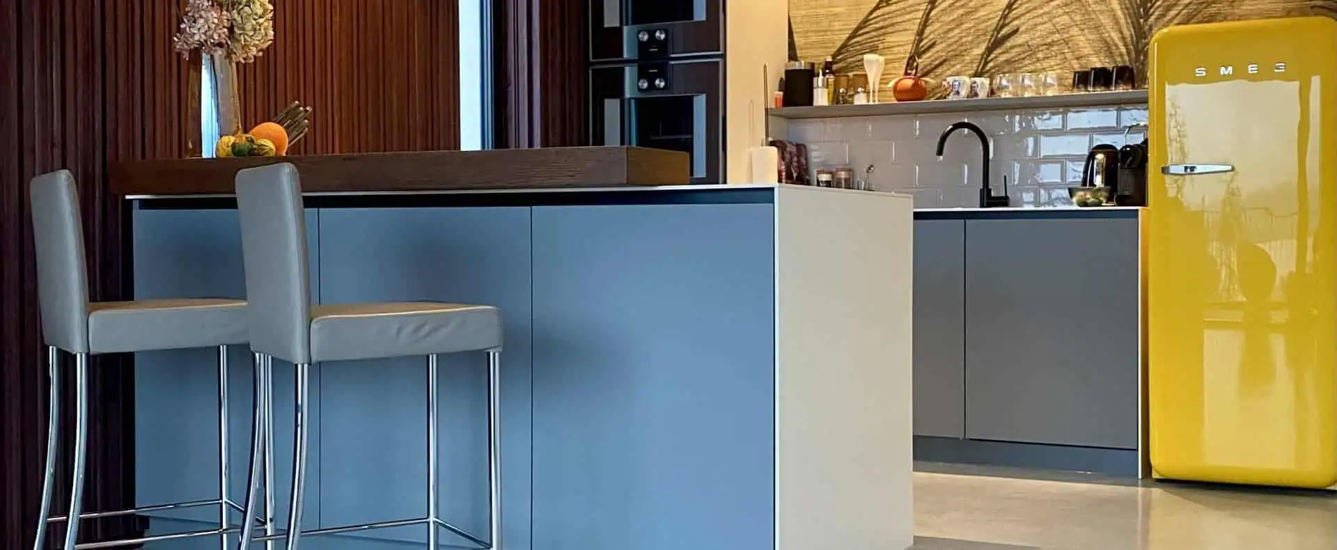 Küche mit Kücheninsel, Apartment 2