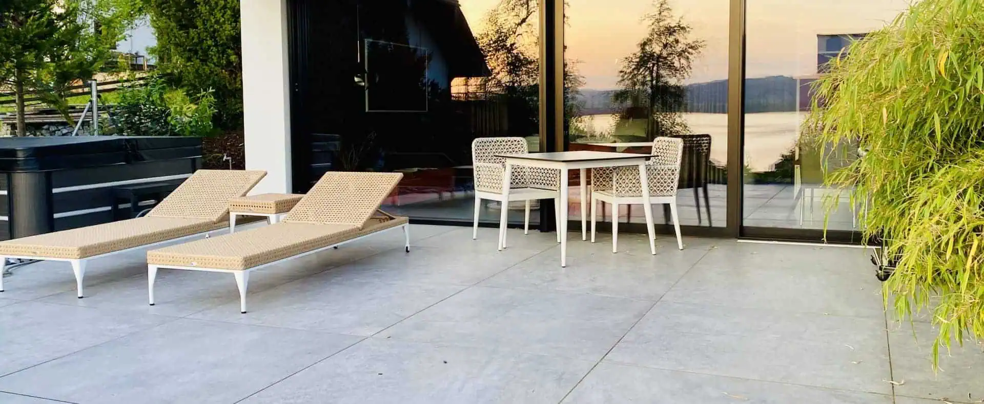 Terrasse, Orange Lounge, Apartment 1
