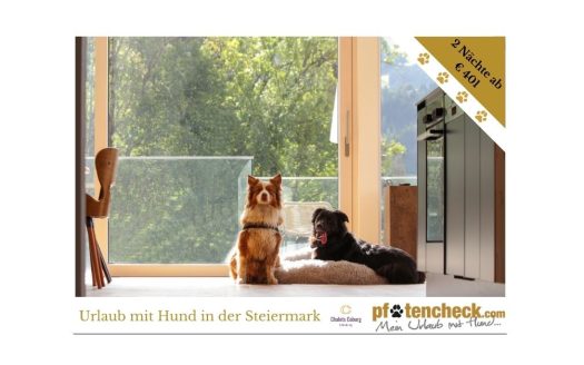 Chalets Coburg WAUWAU Special: Hunde nächtigen gratis! Ab € 401 für 2 Personen und Vierbeiner inkl. Frühstück