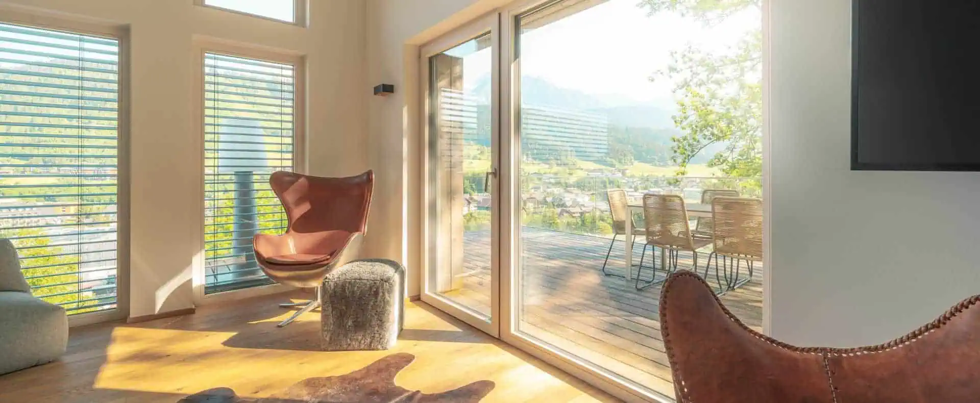 Chalets Coburg Wohnbereich
