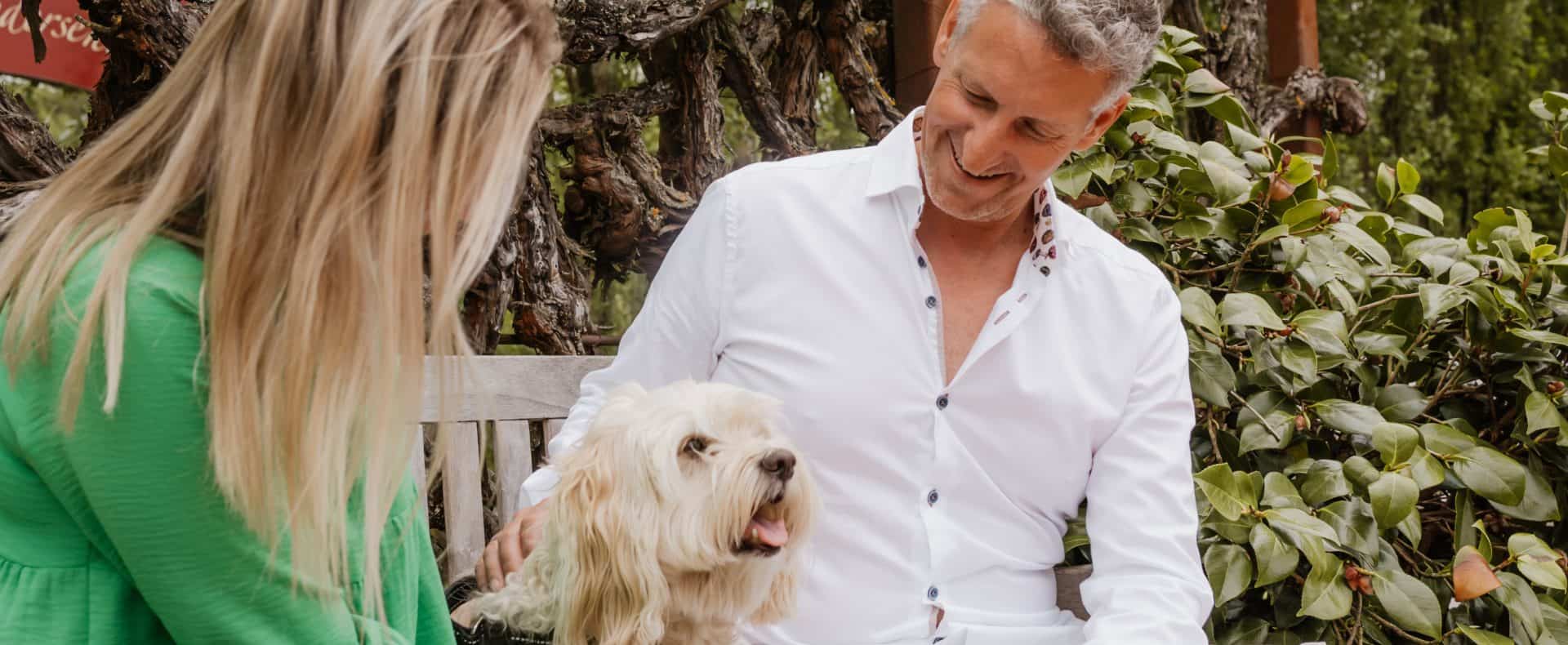 Der Hund darf im Eisenberg natürlich nicht fehlen - denn hier sind Hunde herzlich willkommen!