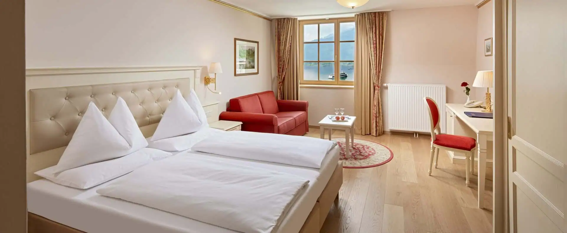 Comfort Doppelzimmer 535 Schlafbereich. (c) Michael Huber