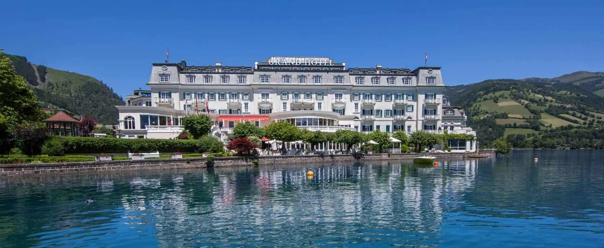 Grandhotel Zell am See, Aussenanaicht Sommer