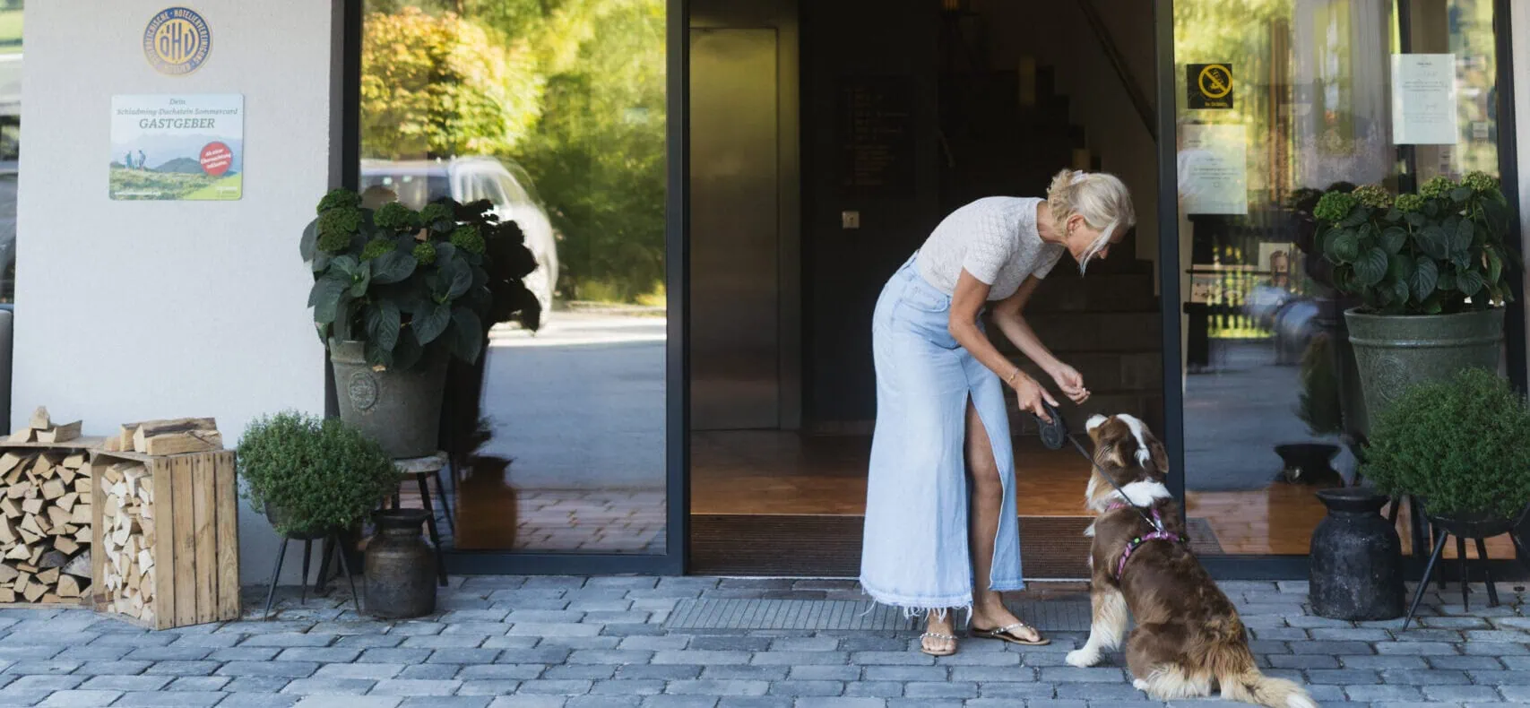 Urlaub mit Hund in den Chalets Coburg in Schladming für den Urlaub mit Hund in Österreich / Zertifiziert hundefreundliche Unterkunft in der Steiermark