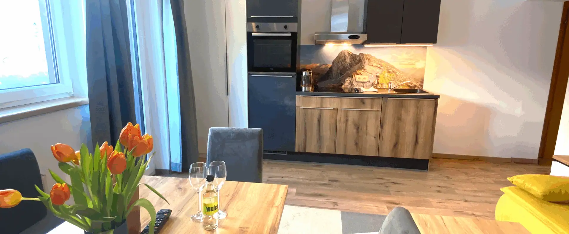 Zimmeransicht im Grubers Gastein / Grubers Hotel Apartments Gastein für den Urlaub mit Hund in Salzburg / zertifiziert hundefreundliches Hotel in Österreich