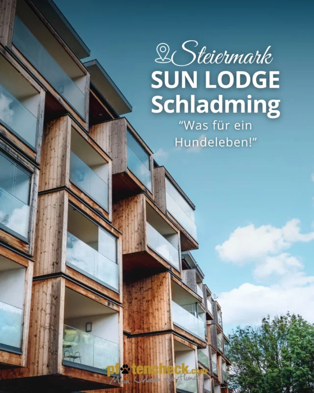 🐾 Empfehlung: Sun Lodge Schladming – Bergurlaub mit Hund 🐶⛰️

In der Sun Lodge Schladming sind Vierbeiner herzlich willkommen. Die ruhige Lage auf der Sonnenseite von Schladming und die Nähe zu Spazier-, Wander- und Hundemeilen bieten ideale Voraussetzungen für gemeinsame Urlaubstage. Auch Schwimmgelegenheiten sind zu Fuß erreichbar – perfekt für eine Abkühlung nach ausgedehnten Touren. 💦

Die großzügigen Appartements bieten viel Platz, Holzböden sowie je nach Kategorie Balkon, Terrasse oder Garten. Für Hunde wartet ein umfangreiches Wohlfühlpaket: Begrüßungsleckerli, Fress- und Wassernapf, Hundebett, Kuscheldecke, Spielzeug, Hundehandtücher und Gassi-Sackerl stehen bereit. Auch Leinen und Maulkörbe können ausgeliehen werden. Ein Hundesitter ist auf Anfrage verfügbar.

Während sich Ihr Vierbeiner nach einem aktiven Tag erholt, können Sie im SPANORAMA mit Indoor-Pool und Saunen entspannen. Im angeschlossenen Garten sind Hunde ebenfalls willkommen. 🍃🐕

#pfotencheck #meinurlaubmithund #urlaubmithund #hundefreundlich #hundewillkommen